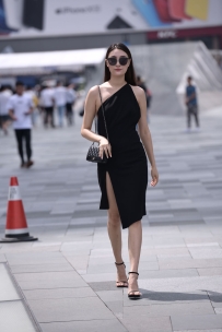 【精选街拍】Vol.3137 黑裙凉高时尚超模范儿 [98P-2.02GB]